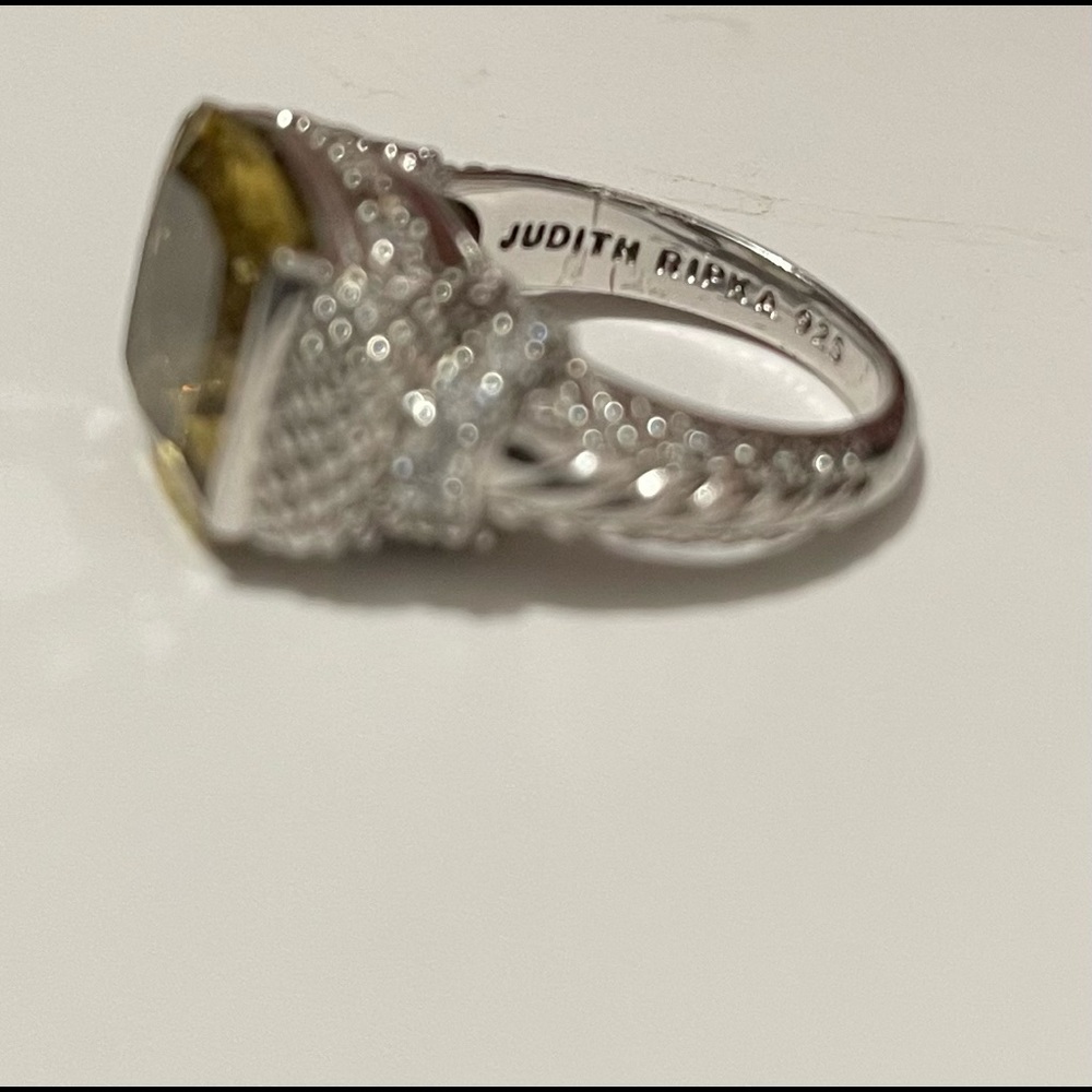 Judith Ripka 925 ring - Picture 5 of 12